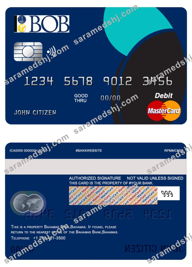 bahamas bank of the bahamas master card